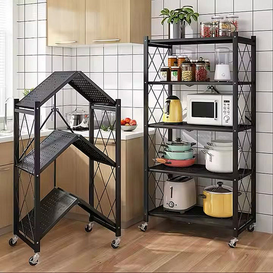 Estante Organizador Plegable De 5 Niveles De Metal